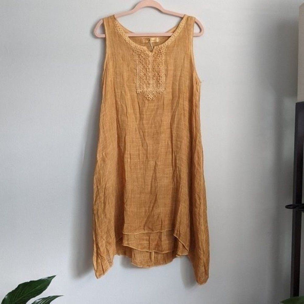 Simply Couture Boho Cotton Blend Dress Sz S